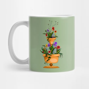 Planter with Wildflowers Mug